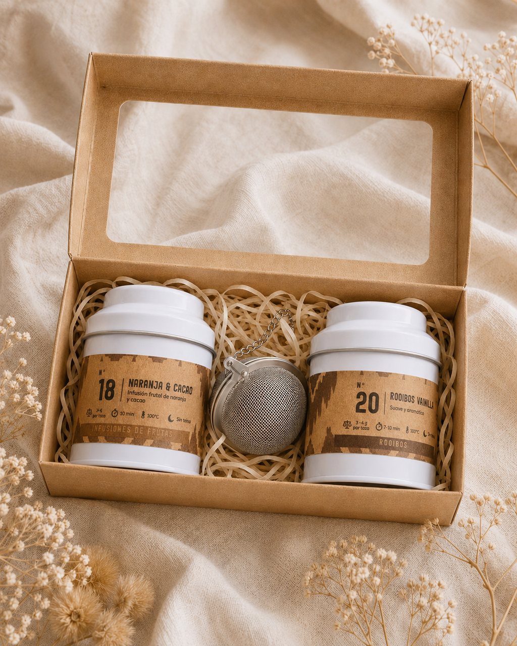 Pack sin teína · Sabores dulces