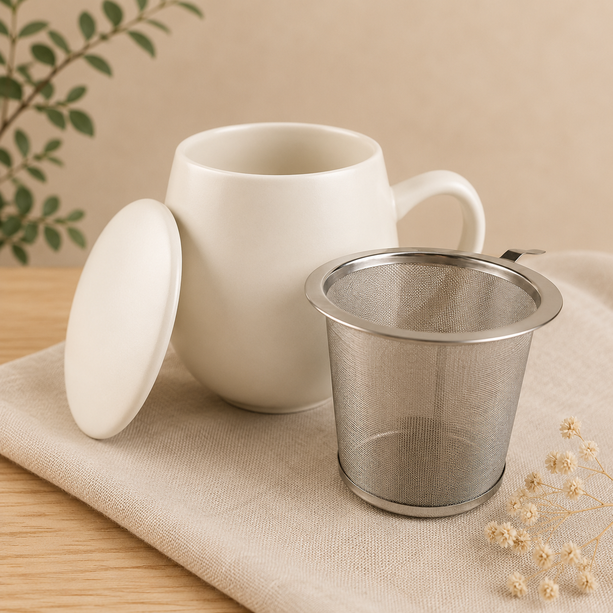 Taza Haiku blanca