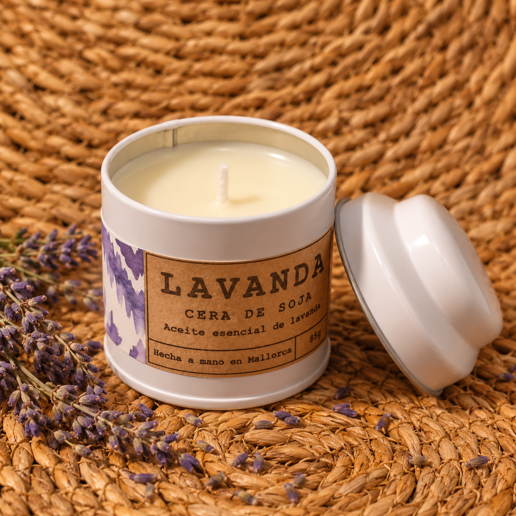 Vela de soja de Lavanda