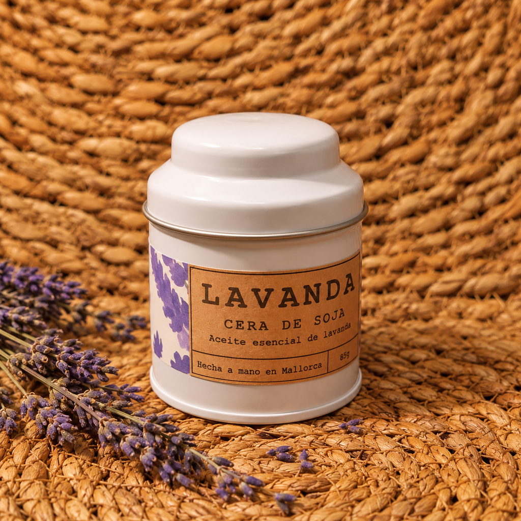 Vela de soja de Lavanda